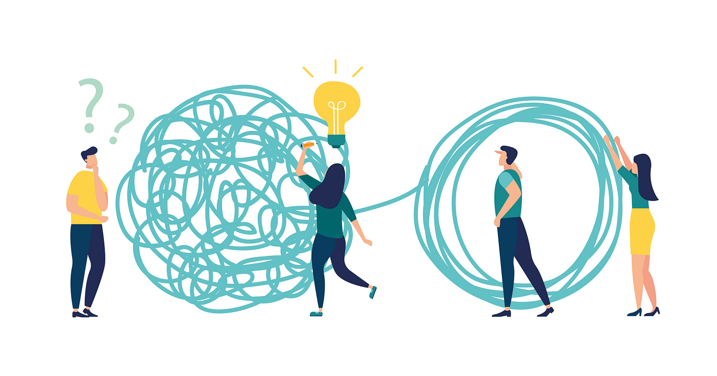 Deep reinforcement learning concept illustration