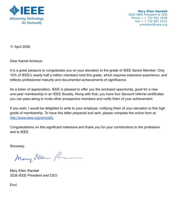 IEEE Senior Membership Elevation