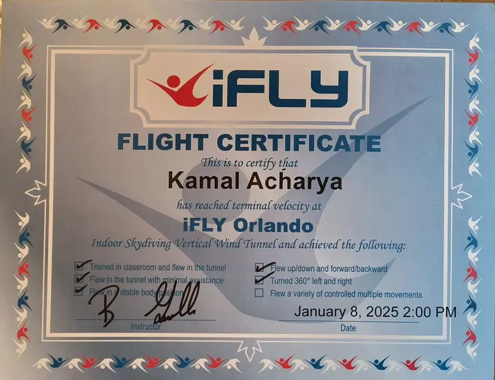 Indoor Skydiving