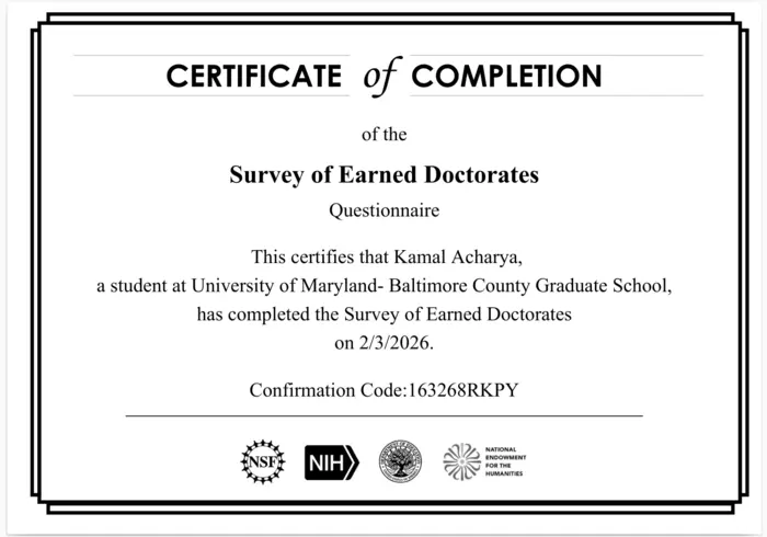 Survey of Earned Doctorates